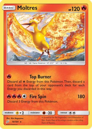 Moltres 19/181 - Team Up Holofoil