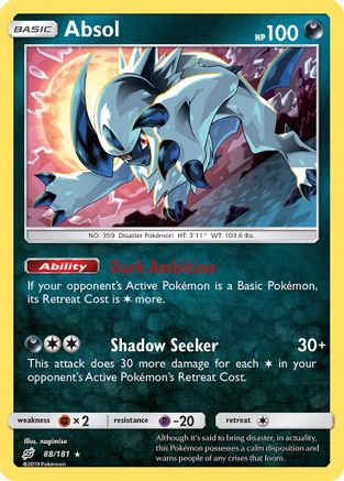 Absol 88/181 - SM Team Up Reverse Holofoil