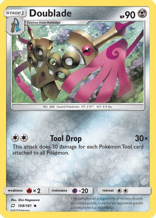 Doublade 108/181 - SM Team Up Reverse Holofoil
