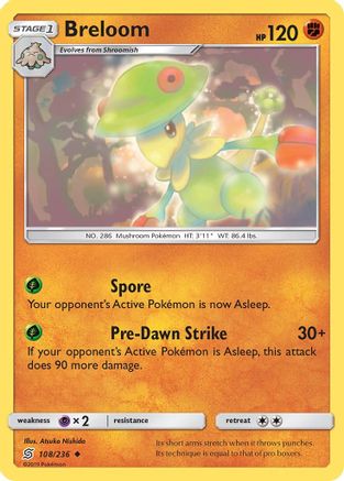 Breloom 108/236 - SM Unified Minds