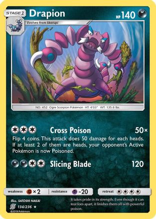 Drapion 134/236 - SM Unified Minds