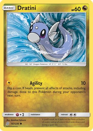 Dratini (147) 147/236 - SM Unified Minds Reverse Holofoil