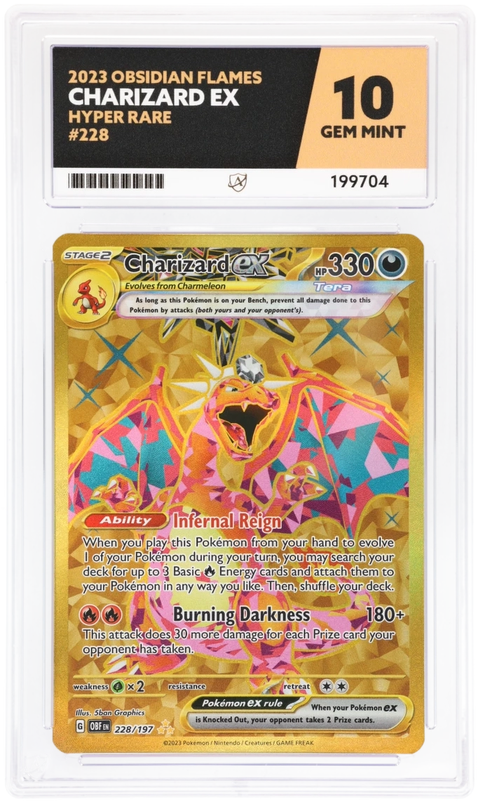 ACE 10 - Charizard ex - 228/197 - Obsidian Flames - Pokemon