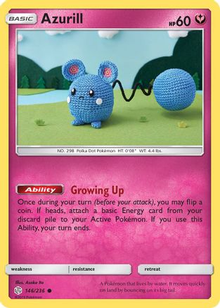 Azurill 146/236 - SM Cosmic Eclipse
