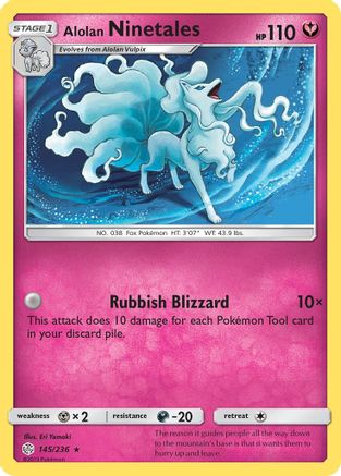 Alolan Ninetales 145/236 - SM Cosmic Eclipse Holofoil