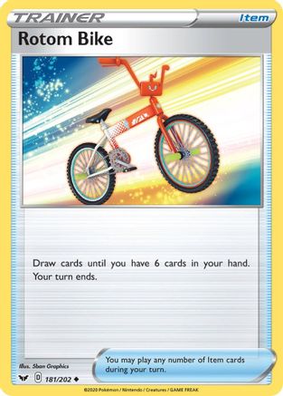 Rotom Bike 181/202 - Sword & Shield