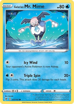 Galarian Mr. Mime 37/192 - Rebel Clash