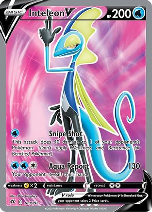 Inteleon V 180/192 - Rebel Clash Holofoil