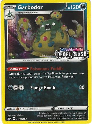 Garbodor SWSH025/307 - SWSH Black Star Promos Holofoil