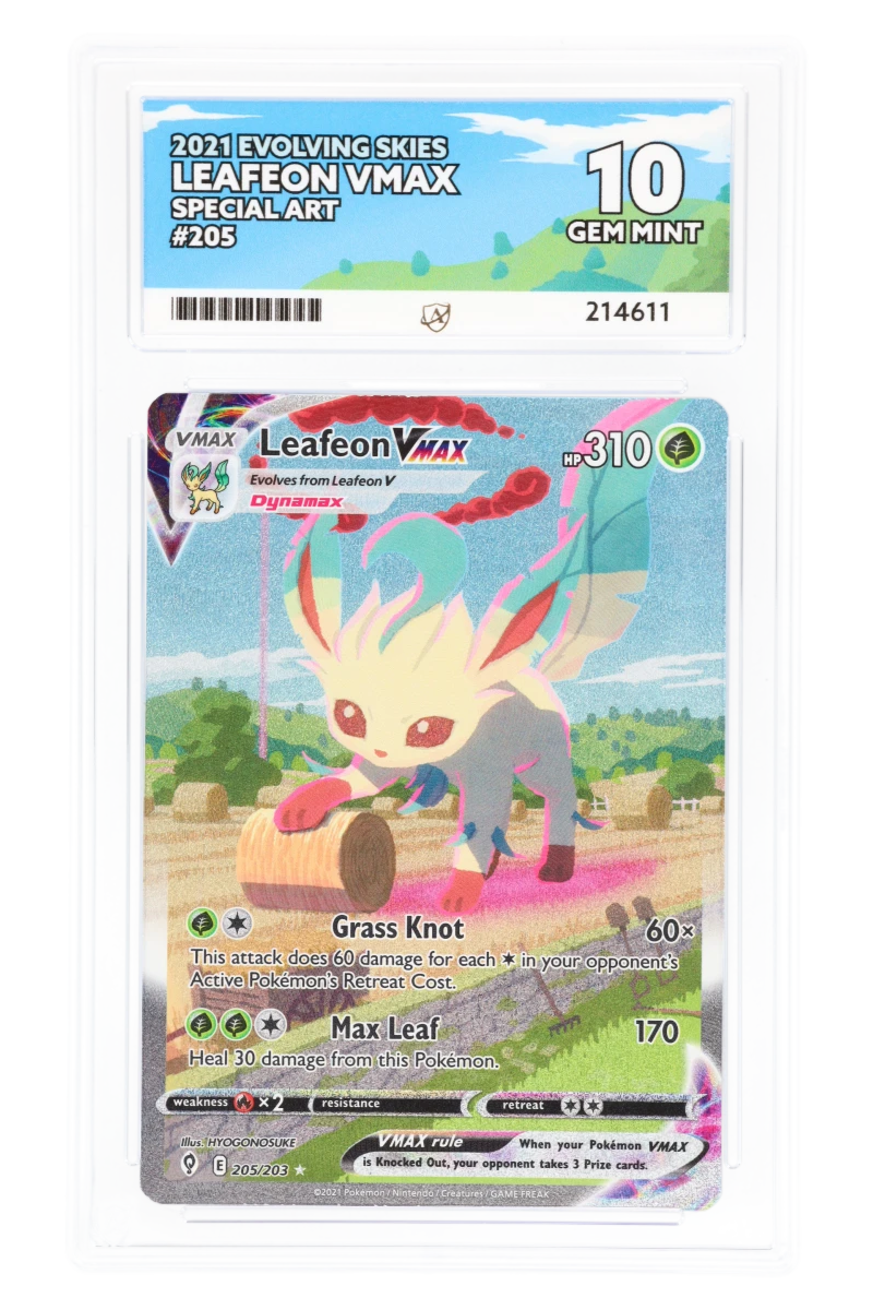 leafeon pokemon card vmax Leafeon VMAX (Alternate Art Secret)