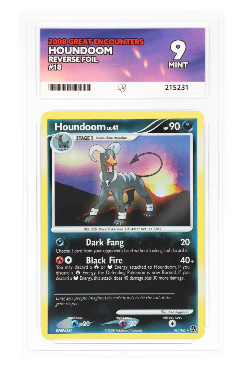 Houndoom 18/106 - ACE 9 - Great Encounters - 2008 - Reverse Foil
