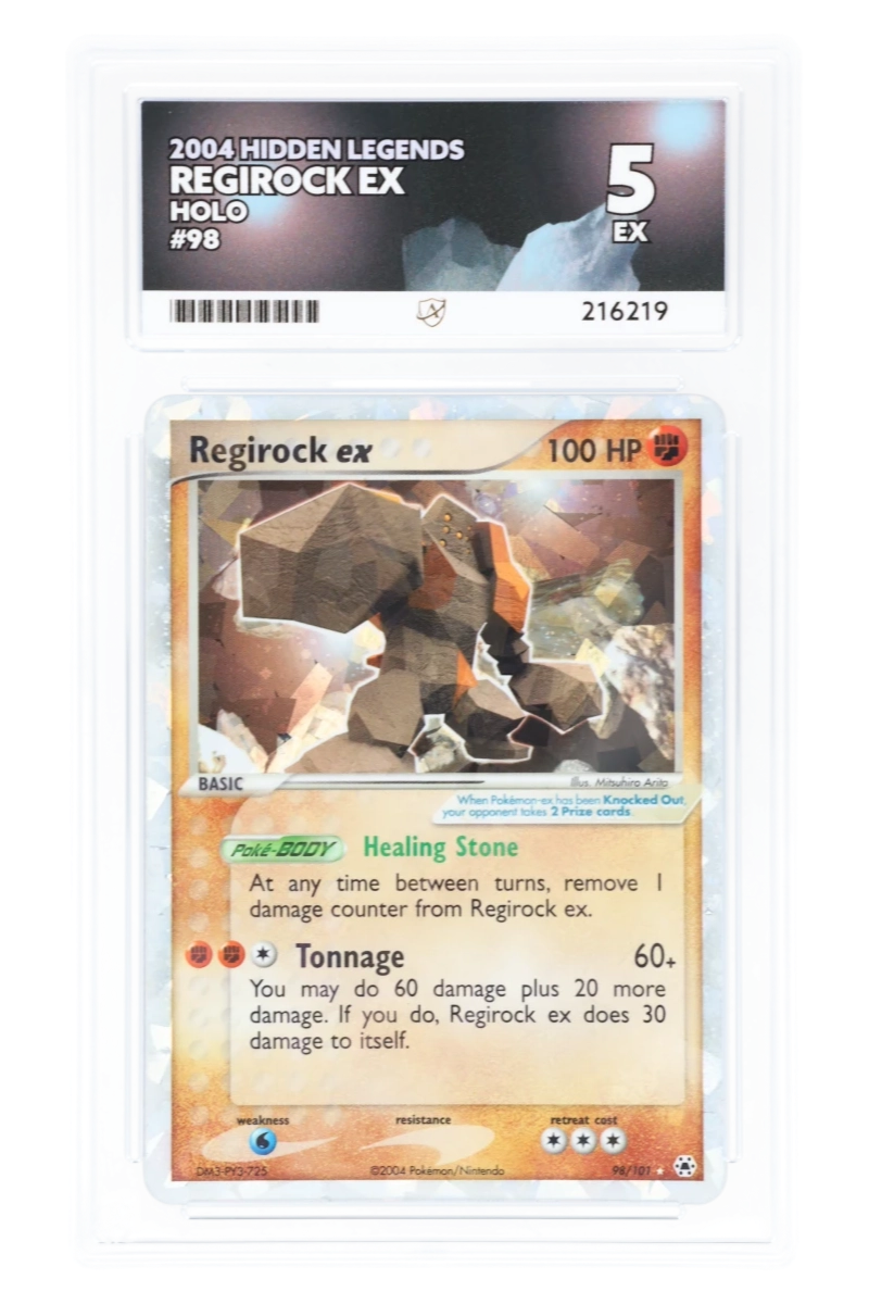 Regirock ex 98/101 - ACE 5 - Hidden Legends - 2004 - Holo