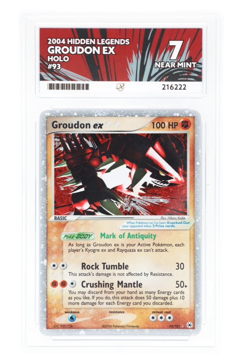 Groudon ex 93/101 - ACE 7 - Hidden Legends - 2004 - Holo