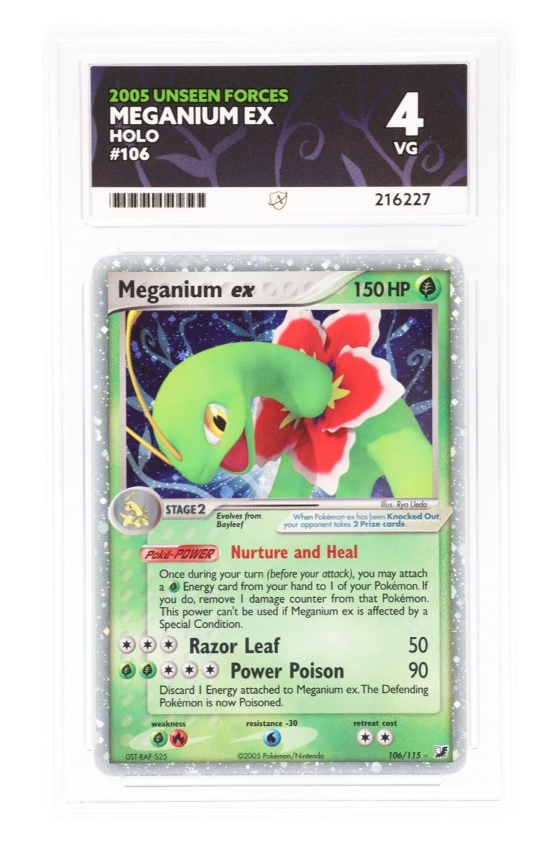 Meganium ex 106/115 - ACE 4 - Unseen Forces - 2005 - Holo
