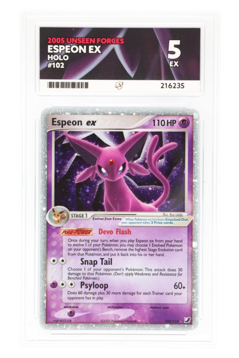Espeon ex 102/115 - ACE 5 - Unseen Forces - 2005 - Holo