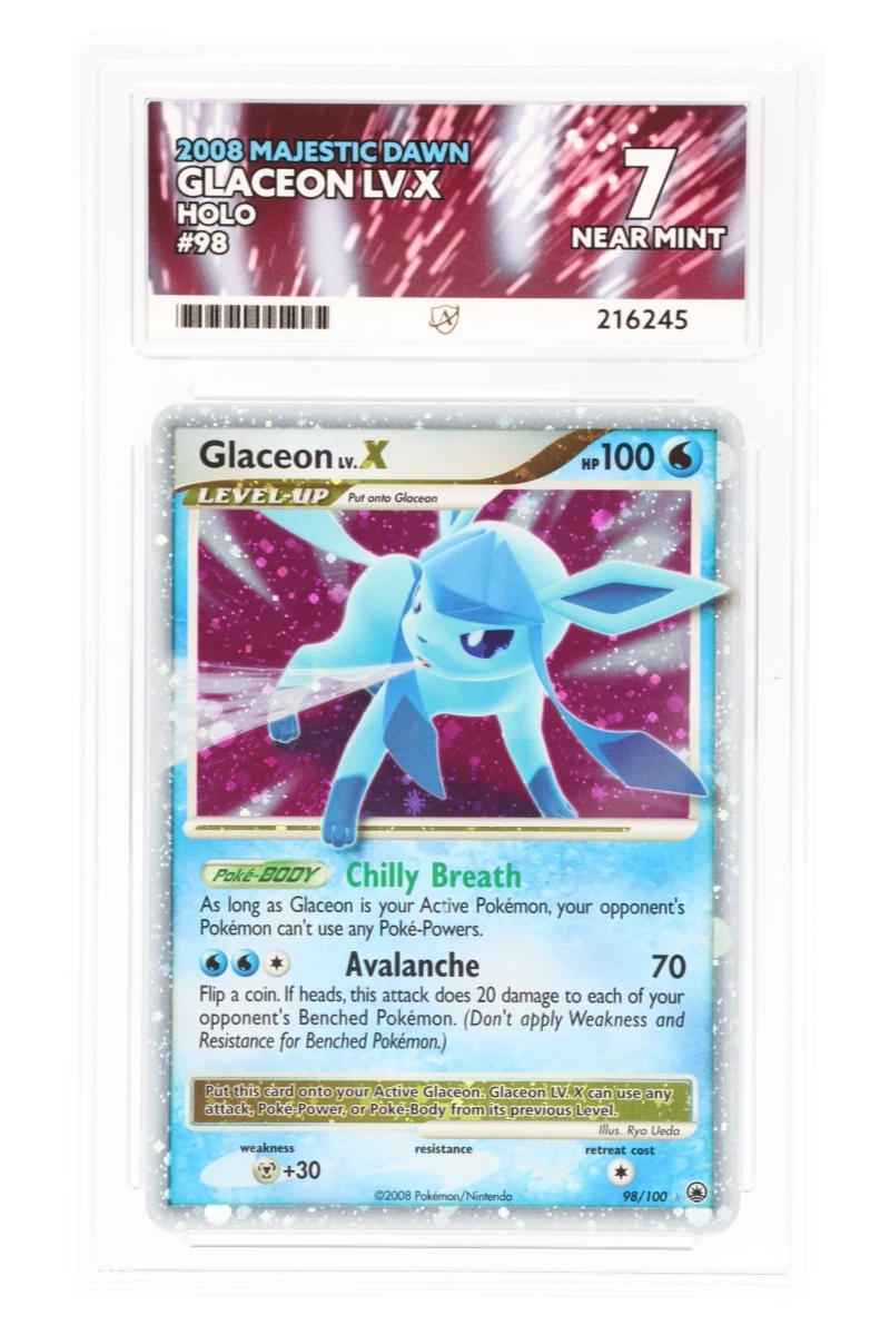 Glaceon LV.X 98/100 - ACE 7 - Majestic Dawn - 2008 - Holo