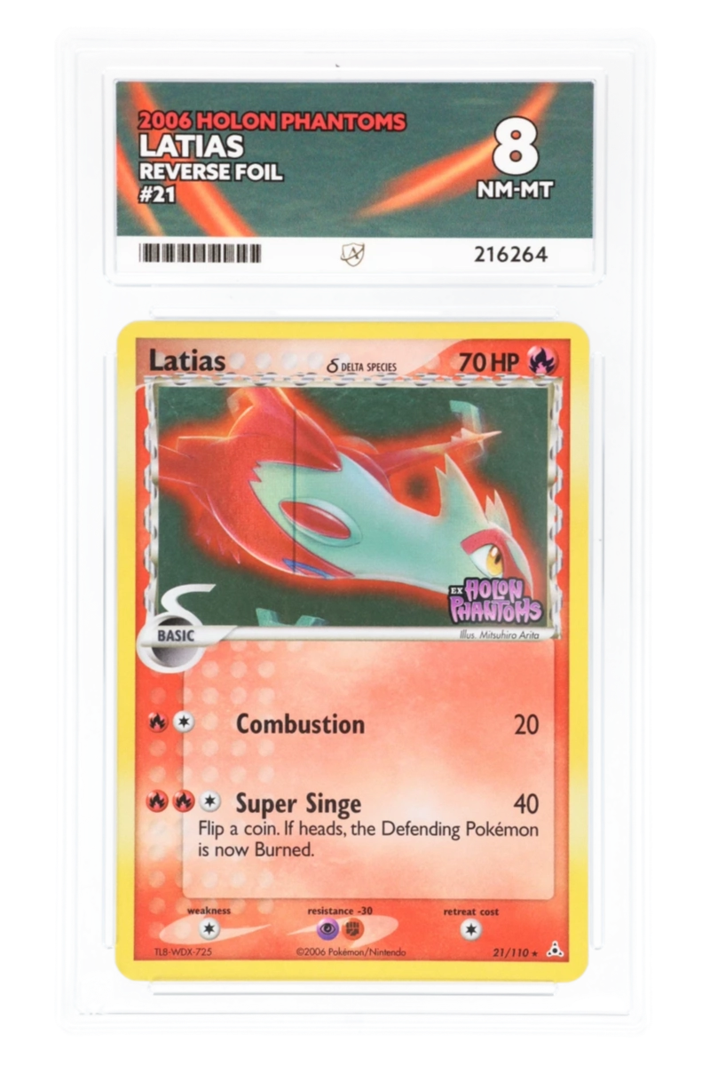 Latias 21/110 - ACE 8 - Holon Phantoms - 2006 - Reverse Foil