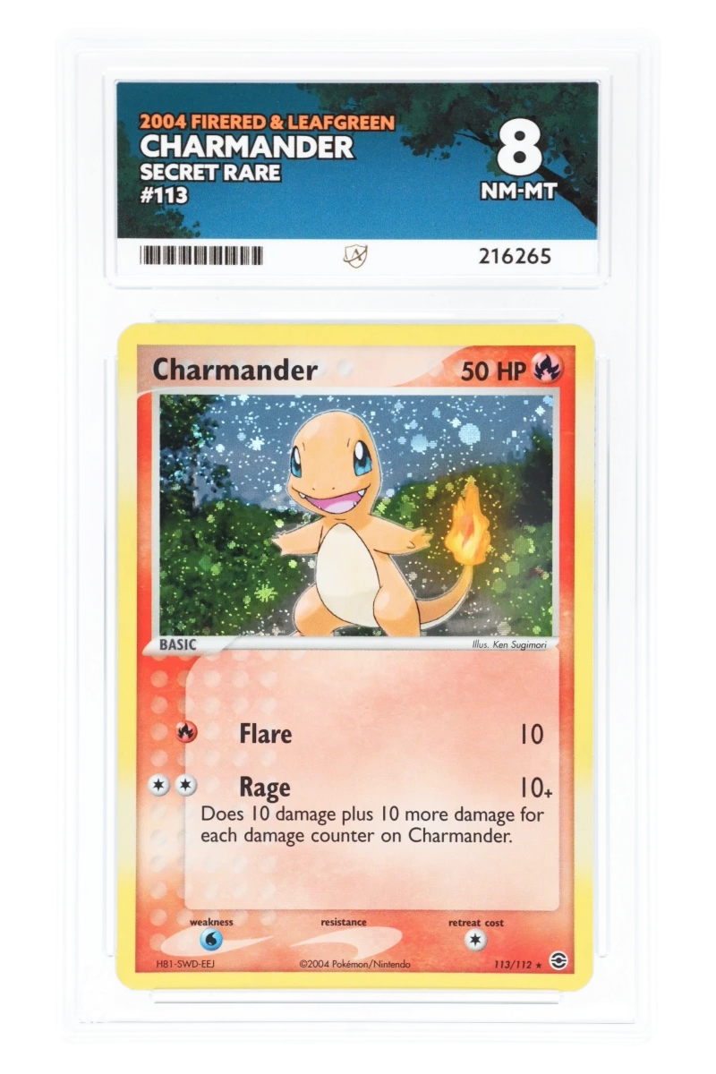 Charmander 113/112 - ACE 8 - FireRed & LeafGreen - 2004 - Secret Rare