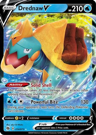 Drednaw V 14/73 - Champions Path Holofoil