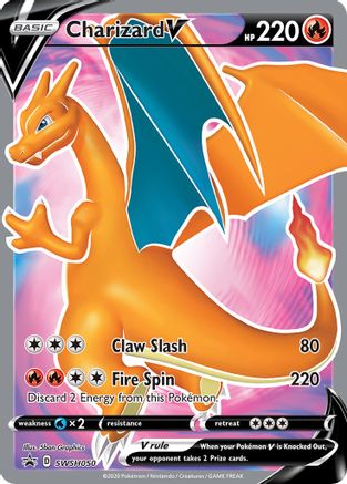 Charizard V - SWSH050 SWSH050/307 - SWSH Sword & Shield Promo Cards Holofoil