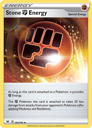 Stone Fighting Energy 164/185 - Vivid Voltage Reverse Holofoil