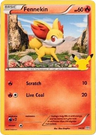 Fennekin 14/25 - McDonalds Collection 2021 Holofoil