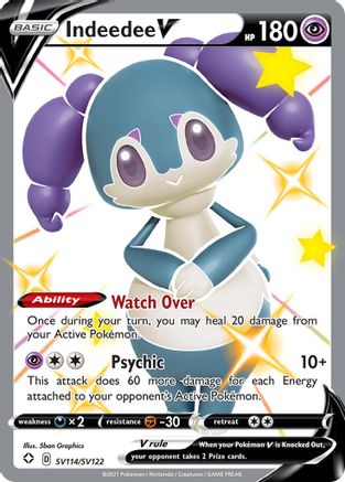 Indeedee V SV114/122 - Shiny Vault Holofoil