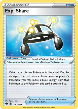 Exp. Share 126/163 - Battle Styles Reverse Holofoil