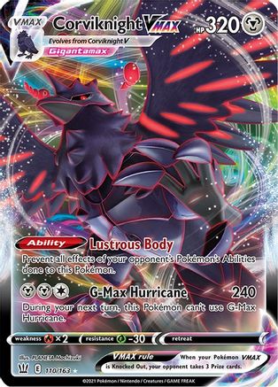 Corviknight VMAX 110/163 - SWSH05 Battle Styles Holofoil