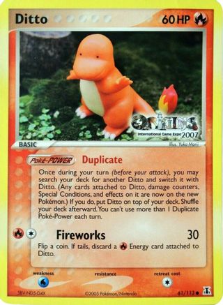 Ditto - 61/113 (Origins International Game Expo 2007) 61 - Nintendo Promos