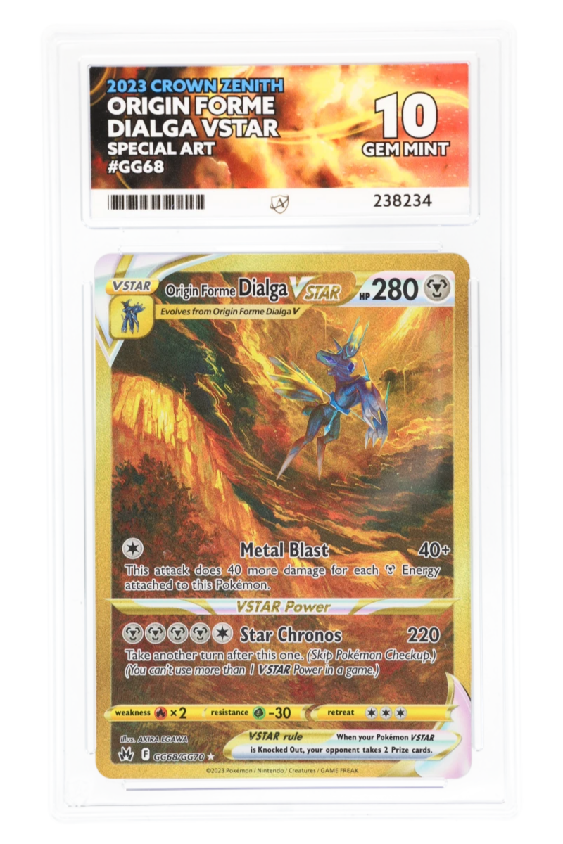 Origin Forme Dialga Vstar GG68/GG70 - ACE 10 - Crown Zenith - 2023