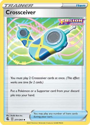 Crossceiver 231/264 - SWSH08 Fusion Strike