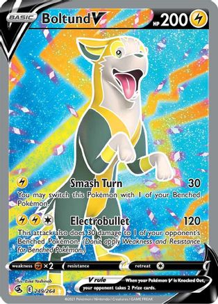 Boltund V (Full Art) 249/264 - SWSH08 Fusion Strike Holofoil