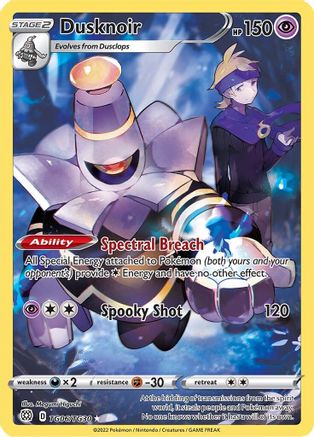 Dusknoir TG06/30 - SWSH09 Brilliant Stars Trainer Gallery Holofoil