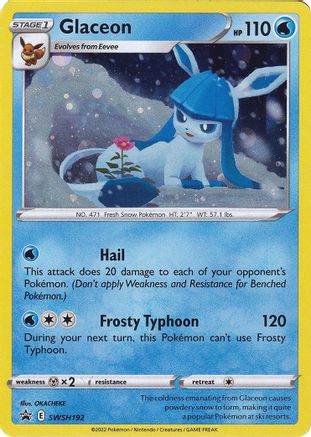 Glaceon SWSH192/307 - SWSH Black Star Promos Holofoil