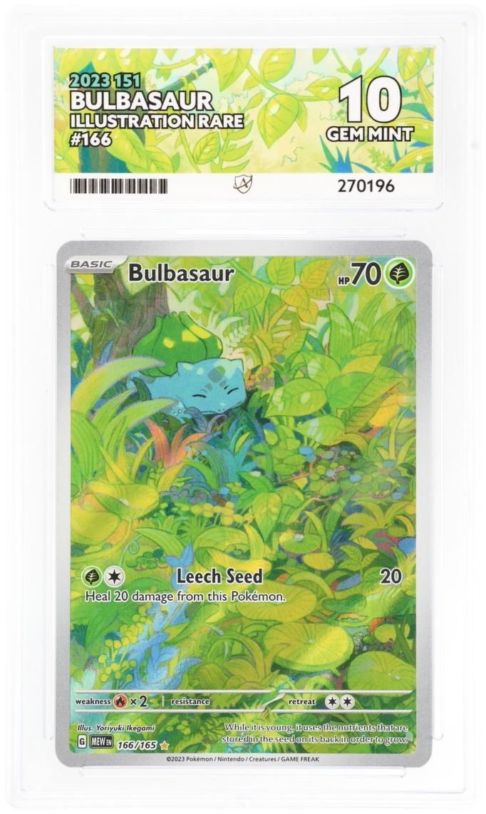 Bulbasaur 166 - Ace 10 - 151
