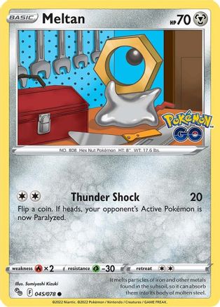 Meltan 45/78 - Pokmon GO Reverse Holofoil