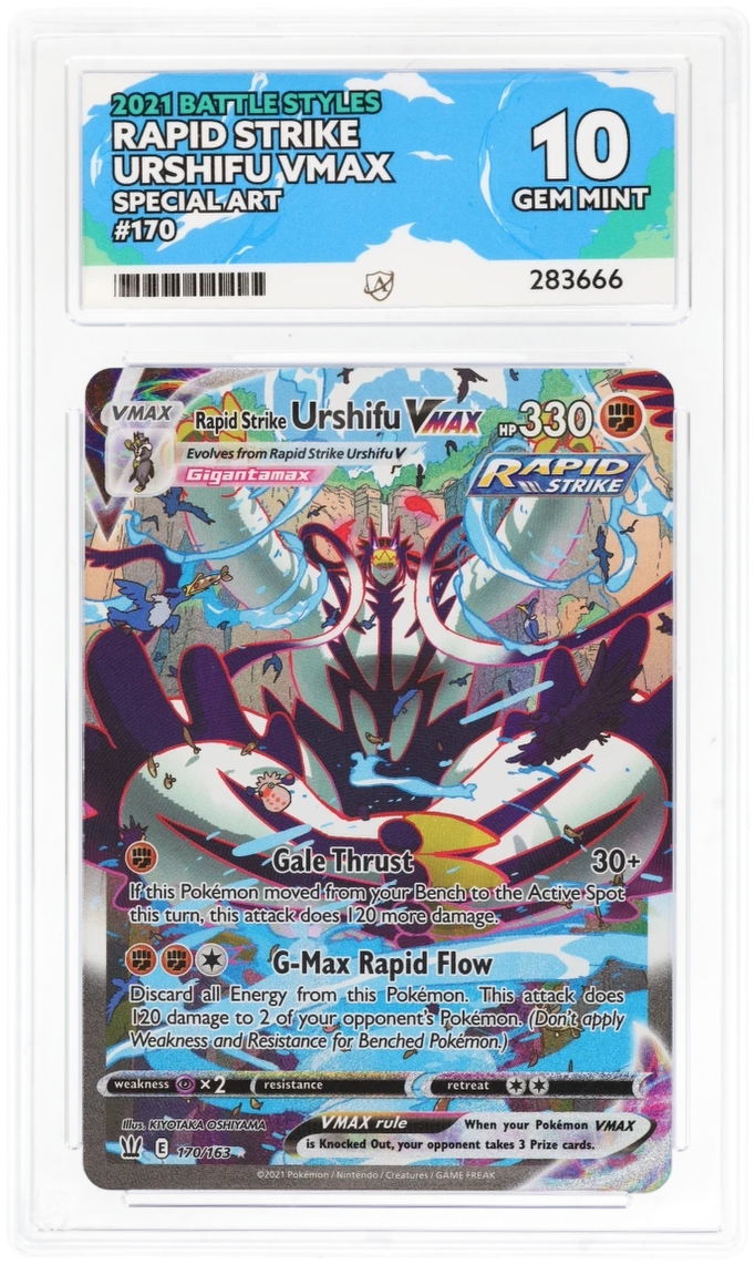 ACE 10 - Rapid Strike Urshifu VMAX - 170/163 - Battle Styles - Pokemon