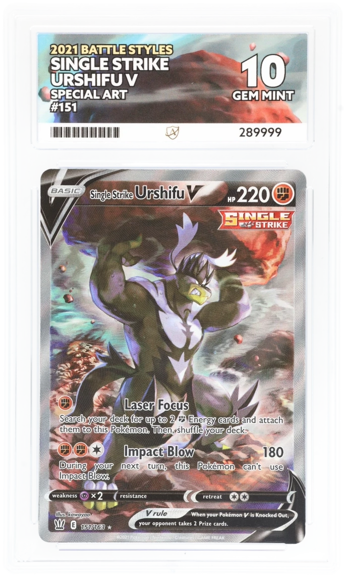 ACE 10 - Single Strike Urshifu V - 151/163 - Battle Styles - Pokemon
