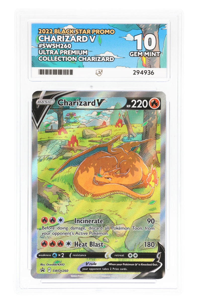 Charizard VSTAR SWSH260 - ACE 10 - Black Star Promo PokeRand Charizard VSTAR SWSH260 - ACE 10 - Black Star Promo PokeRand