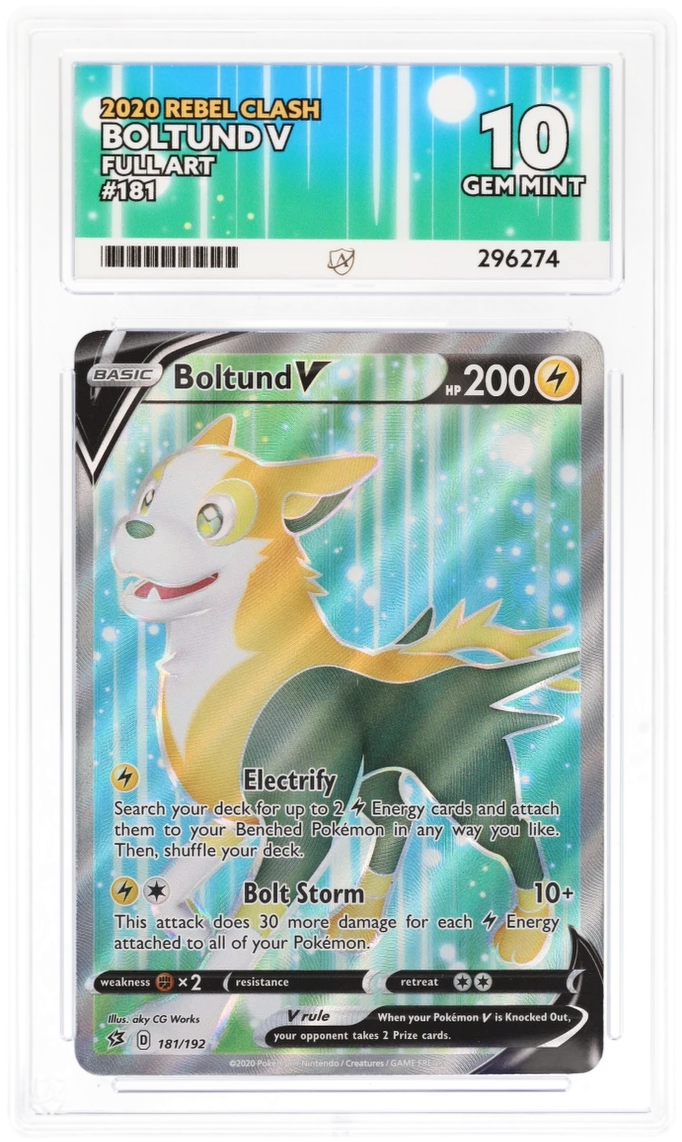 ACE 10 - Boltund V - 181/192 - Rebel Clash - Pokemon