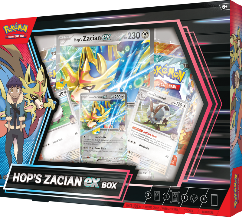 Hop's Zacian ex Collection Box