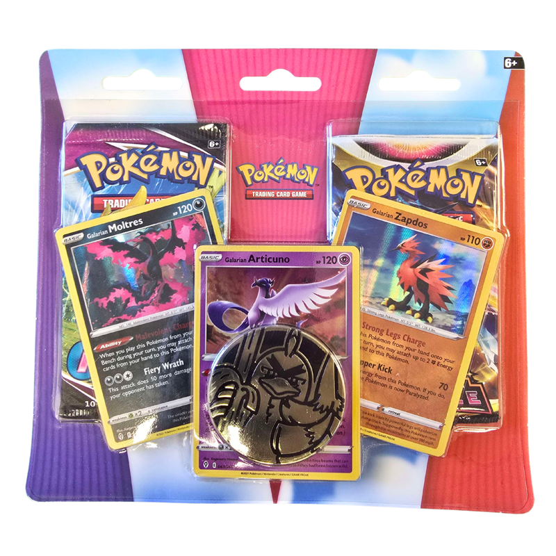 Enhanced 2 Pack Blister (Articuno/Zapdos/Moltres) 1x Fusion Strike + 1x Astral Radiance