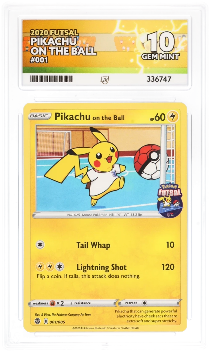 Pikachu On The Ball - Ace 10