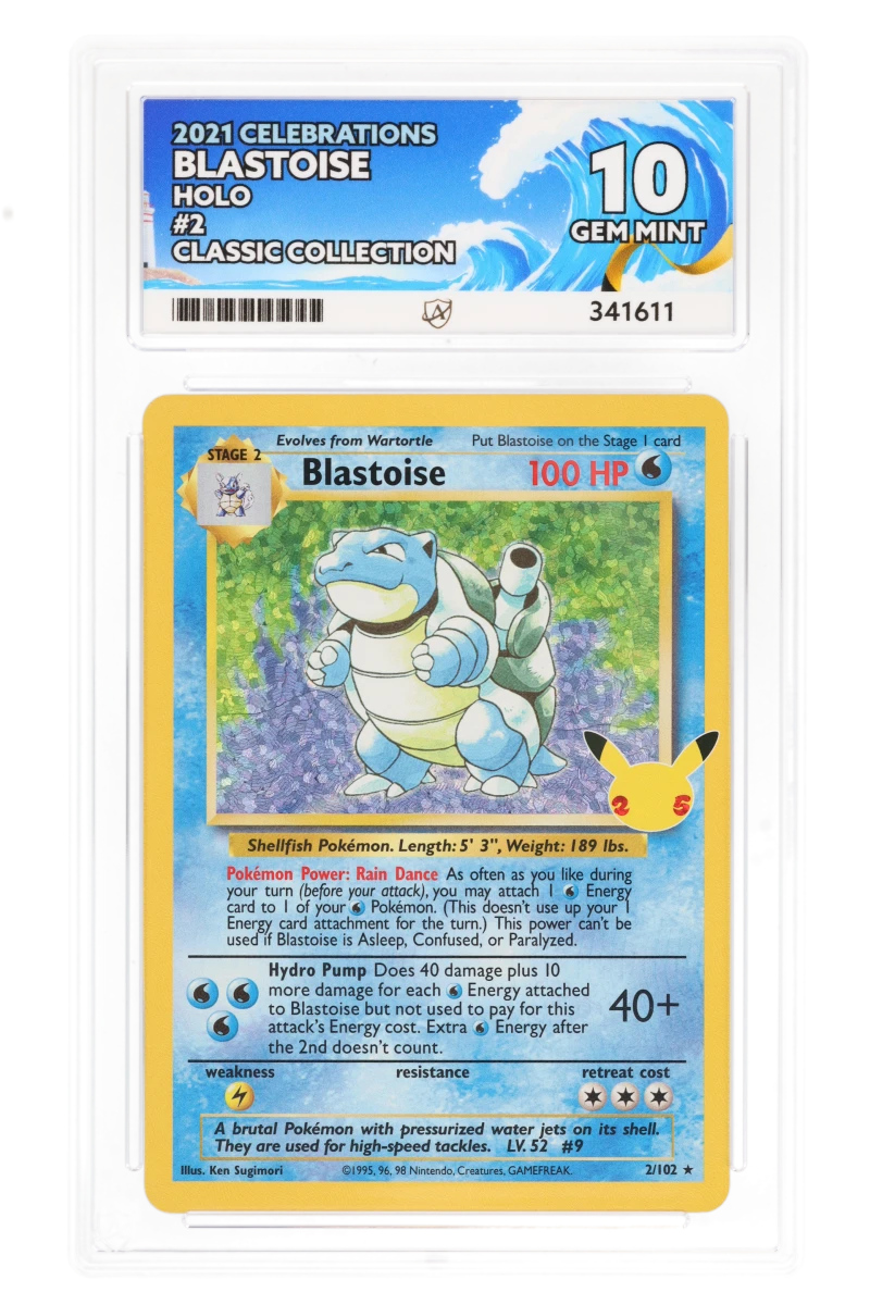 Ace 10 - Blastoise 2/102 - 25th Anniversary Celebrations – RandCards Ace 10 - Blastoise 2/102 - 25th Anniversary Celebrations – RandCards