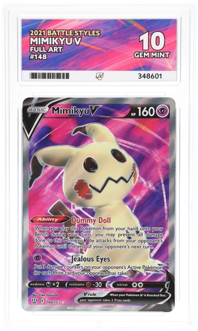 ACE 10 - Mimikyu V - 148/163 - Battle Styles - Pokemon