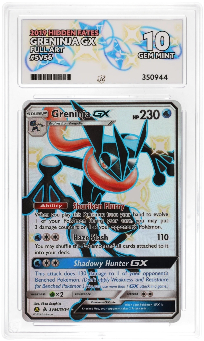 Greninja GX SV56 - Ace 10 - Hidden Fates