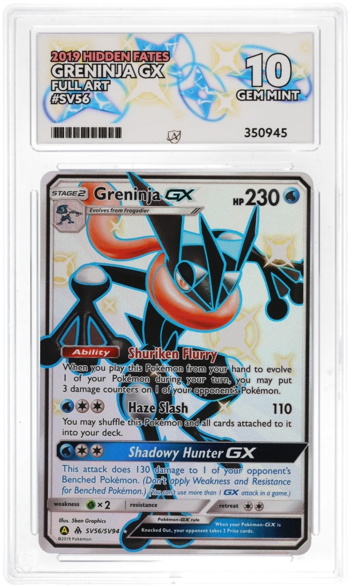 Greninja GX SV56 - Ace 10 - Hidden Fates