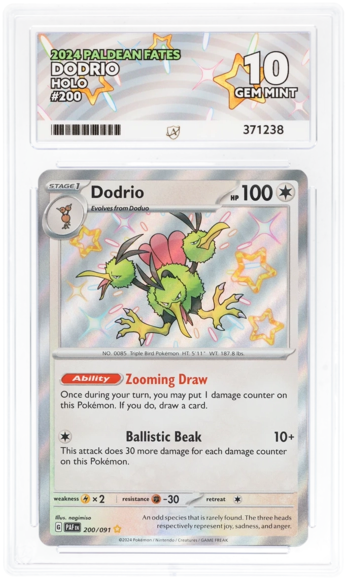 ACE 10 - Dodrio - 200/091 - Paldean Fates - Pokemon