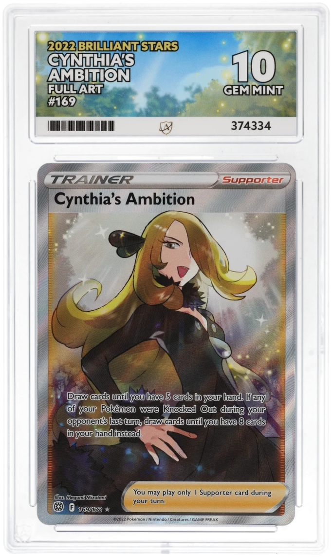 Cynthia's Ambition 169/172 - Ace 10 - Brilliant Stars
